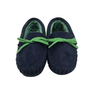 Tout-petits enfants maison chaussures pantoufles avec mousse à mémoire microfibre floue et chaud confortable mocassin mocassins pantoufles - Product Image 3