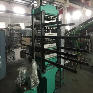 Polonya'da brezilya/kauçuk zemin tuğla kauçuk karolar kalıp ile yapma pres makinesi üretim makinesi