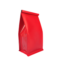 Sacs à café en kraft recyclables de qualité alimentaire avec fermeture éclair et valve pour café, en lots de 250g, 500g, 12oz, pour les cafés