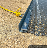 Malla Expandida de Acero Galvanizado, Cuadrada, Soldada, para Nivelación de Superficies, 4FTx5FT, Certificación ISO9001/CE, Marca Longen, de Fábrica