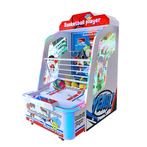 Foldable 2-Player Electronic Arcade Basketball Game <b>Machine</b> Street Redemption Style for Indoor <b>Amusement</b> Centers - Product Image 3