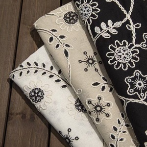 Vintage-style <strong>Cotton</strong> Thread Rope Embroidered <strong>Cotton</strong> Fabric Embroidery Flower Vine Embroidery Cheongsams Costumes Casual <strong>Wear</strong> - Product Image 5