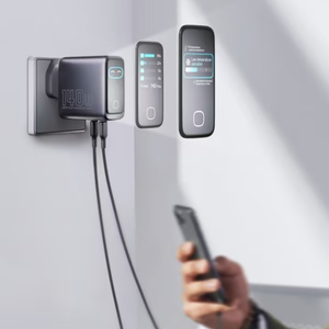 Cargador GaN de Alta Potencia de 140 W con Pantalla Táctil, Control de Temperatura, Plegable, Portátil, Carga Simultánea de Múltiples Dispositivos en el Hogar - Product Image 5