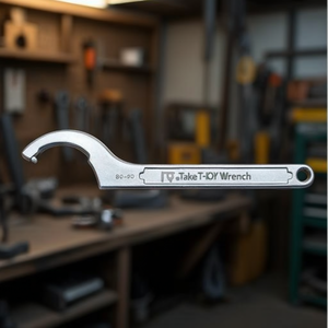 Llave de Gancho en T Ttake 80-90 con Punta Redonda para Reparación Mecánica - Product Image 3
