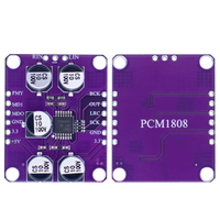 Módulo Reproductor de Audio PCM1808, Decodificador de Entrada Analógica de un Solo Cable, Placa Amplificadora ADC Estéreo