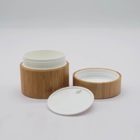 Bouteilles en verre personnalisées de 10ml 60ml 120ml avec couvercle en bois de bambou pour sérum contenants de baume cosmétique