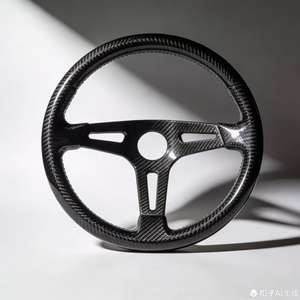 Knitted Rib Carbon Fiber <b>Steering</b> <b>Wheel</b>-Very Lightweight <b>Car</b> Accessories - Product Image 2