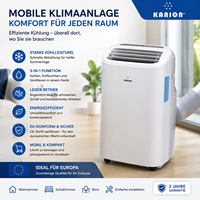 Aires Acondicionados Portátiles que No Requieren Perforaciones para su Instalación, Climatizador Móvil con Diseño para la UE, R290, Ecológico
