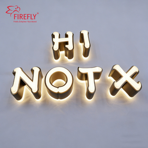 Signalétique personnalisée en acier inoxydable rétroéclairée par LED 3D pour les entreprises, les hôpitaux, la décoration extérieure, étanche IP65 - Product Image 5