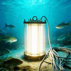 Lumière verte pour la pêche sous-marine, projecteur portable haute puissance de 4000 watts, équipement de pêche pour cage à homard - Product Image 2