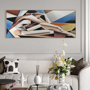 Peinture à l'Huile 100% Réelle Peinte à la Main, Abstraite Moderne, <span class=keywords><strong>Portrait</strong></span> de <span class=keywords><strong>Femme</strong></span> <span class=keywords><strong>Nue</strong></span>, Fille, pour Décoration Murale de Maison sur Toile - Product Image 4