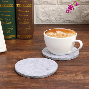 Sottobicchieri rotondi personalizzati per bevande <span class=keywords><strong>tavolo</strong></span> da pranzo cuscinetto di protezione resistente al calore tazza tè tè tazza calda tovaglietta - Product Image 5