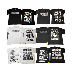 Dropshipping products 2026 Men <b>Y2K</b> T-<b>shirt</b> | Letter Print 100% Cotton Loose Fit Short Sleeve Streetwear Tee - Product Image 3