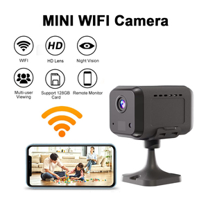 Eseecloud <span class=keywords><strong>Mini</strong></span> HD WiFi Ev Kamerası Güvenlik Sistemi <span class=keywords><strong>Bluetooth</strong></span> Pil Hareket Alarmı Gece Görüşlü Ağ Kamerası CCTV - Product Image 2