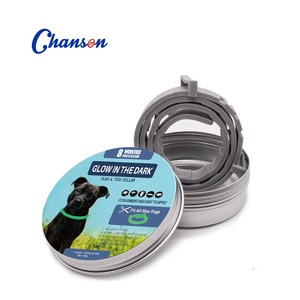 <span class=keywords><strong>Collier</strong></span> anti-puces et anti-tiques qui brille dans le noir pour chats et chiens avec des huiles essentielles naturelles, protection de 8 mois - Product Image 4