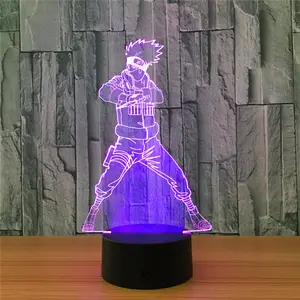 USB Charge3D LED Night Light สำหรับเด็ก7สีเปลี่ยน Dragon Ball Goku Saiya ของขวัญวันเกิดของเล่นเด็ก