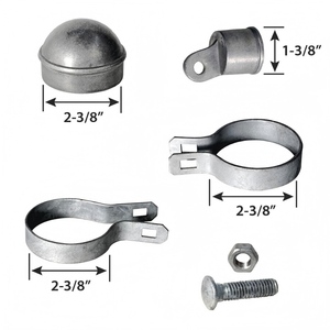 Dễ dàng lắp ráp các bộ phận hàng rào liên kết chuỗi kim loại bền, phụ kiện hàng rào liên kết chuỗi, phần cứng và phụ kiện cổng liên kết chuỗi - Product Image 5