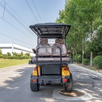 Voiturette de golf électrique 4 places ATV UTV 2+2 48V certifiée CE/GCC/EEC avec freins à disque avant pour voiturette de golf électrique d'extérieur