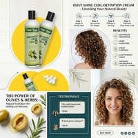 Gel hydratant et définissant pour cheveux bouclés et frisés, crème pour boucles, marque privée
