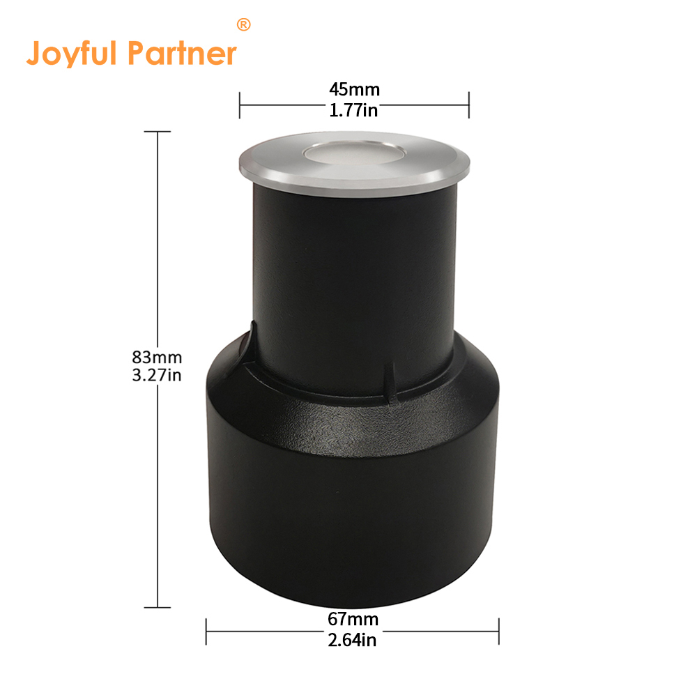 Factory IP67 Outdoor Floor Recessed Stainless Steel Small Deck Lighting 3W 3000K LED Underground Light Dimmable Out Door Uplight