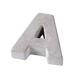 Moules en béton pour l'alphabet, 26 lettres majuscules, en caoutchouc, symboles simples, outil décoratif mural, réutilisable, respectueux de l'environnement - Product Image 3