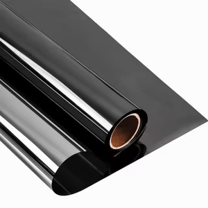 Pellicola Oscurante Nera <span class=keywords><strong>per</strong></span> Finestre Architettoniche, Protezione Solare, Adesivi Riflettenti <span class=keywords><strong>per</strong></span> Privacy, Decorazione <span class=keywords><strong>per</strong></span> <span class=keywords><strong>Vetri</strong></span> di Edifici, Pellicola in Plastica - Product Image 1