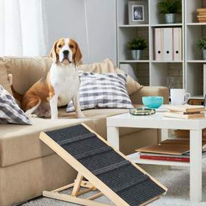 Houten Pet Ramp Indoor Milieuvriendelijk Verstelbare Hoogte Hond Opritten Opvouwbare Stevige Houten Pet Ramp Trappen - Product Image 3