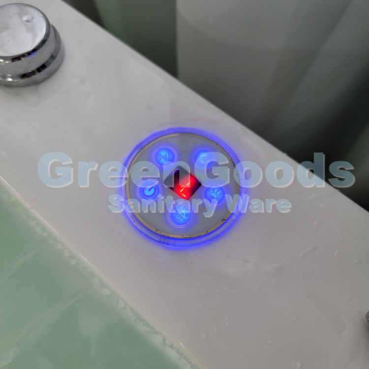 Offre Spéciale Pas Cher Intérieure Spa Whirlpool Jets De Massage À Bulles Cascade Baignoire Avec TV