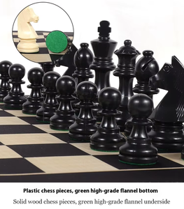 उच्च गुणवत्ता वाले पैकेजिंग और टिकाऊ प्लास्टिक निर्माण के साथ पोर्टेबल जर्मेन नाइट शतरंज सेट - Product Image 6