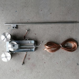 Fournisseur de roues en aluminium moulé SJL-100 et de roues en fonte SJT-100, type crochet, pour mise à la terre à trois roues - Product Image 1