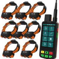 Collier GPS imperméable pour chien ESEEK avec fonction d'entraînement pour la chasse sans carte SIM