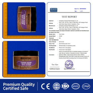 Gommage corporel hydratant et éclaircissant au curcuma en gros, plusieurs saveurs, gommage au sucre exfoliant au café bio pour le corps - Product Image 2