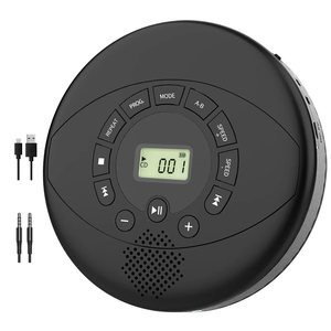Lecteur CD portable à vitesse réglable personnalisé en usine avec fonction de répétition A-B pour l'apprentissage et l'éducation des étudiants en anglais - Product Image 4