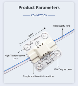 4 <span class=keywords><strong>LED</strong></span> 4W AC 220V 반사 <span class=keywords><strong>LED</strong></span> 조명 모듈 블록 체인 <span class=keywords><strong>LED</strong></span> 광고 조명 디스플레이 박스 65mm x 65mm 실외 광원 - Product Image 6