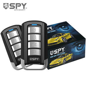SPY 1-Way Vibration Sensor Keyless Entry Immobilisation Remote Control Car Alarm System avec Remote Starter Compatible BMW 12V Cars - Product Image 1