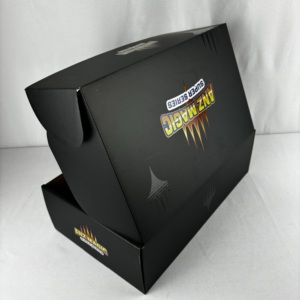 Cajas de cartón corrugado UV de lujo personalizadas, cajas de papel <span class=keywords><strong>grandes</strong></span> plegables reciclables para correo y envío de tarjetas Pokemoned - Product Image 3