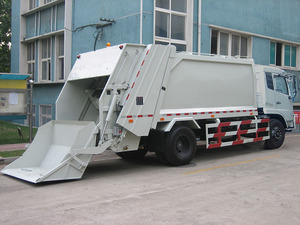Camion à ordures à compression de 8 tonnes, camions collecteurs de déchets de 8 m3, 4x2, manuel, <span class=keywords><strong>diesel</strong></span>, chargement arrière - Product Image 5