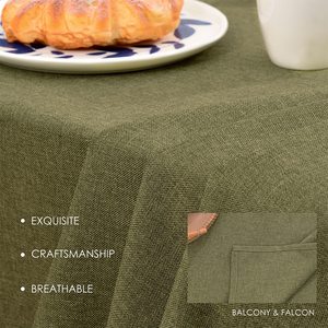 Manteles De Tela Para Mesas Rectangle Dining Green Table Cloth Cover Rectangle <strong>Tablecloth</strong> Table Clothes Luxury Waterproof - Product Image 2