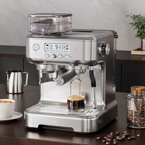 Cafetera Espresso Automática Profesional de 1360W y 20 Bares, Tipo Bean-to-Cup, Italiana e Inteligente para el Hogar, para Cafetería, con 20 Bares de Presión - Product Image 6