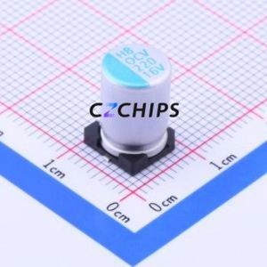 OCV221M1CTR-0812 Solid Capacitor SMD,D8xL12mm ( Capacitance: 220uF )( Precision: 20% Rated Voltage: 16V ) - Product Image 1
