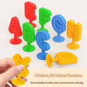 ของเล่นเสริมพัฒนาการแบบใหม่ ข้ามพรมแดน ช่วยคลายเครียด ตัวอักษรภาษาอังกฤษ 26 ตัว ทำจากซิลิโคน ฝึกอ่านออกเสียงและสร้างคำศัพท์ด้วยตนเอง - Product Image 4