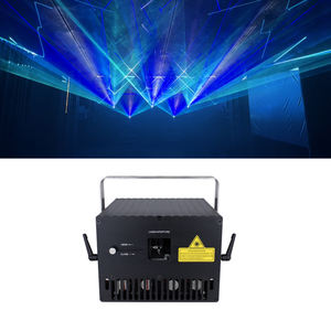 อุปกรณ์ดีเจสำหรับแสดงแสงเลเซอร์ RGB สีสันครบถ้วน 10W รองรับ SD Card เชื่อมต่อ ILDA ควบคุมด้วยเสียง มาตรฐาน IP33 สำหรับใช้งานกลางแจ้ง ตัวเครื่องทำจากอลูมิเนียมอัลลอย - Product Image 2