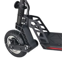 Scooter Eléctrico Plegable de Dos Ruedas con Motor Dual de 1200W, Neumáticos Anchos de 10 Pulgadas, Batería de Litio Extraíble de 20Ah para Adultos