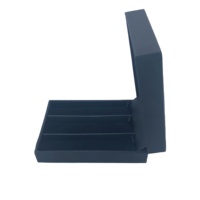 China Factory Custom With Logo Paper Printed Black Gift Necklace Jewelry Box