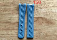 Bracelet en caoutchouc FKM de luxe 20 mm 21 mm pour le modèle Haima 150 Haima Time pour Omega Haima 150 220