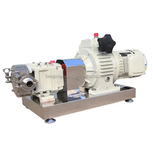 High Viscosity Liquid Transfer Electric Lobe Pump Manufacturer Food Grade Rotor Rotary Lobe Pump