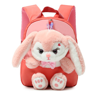Kawaii Knuffel Konijnen Rugzak Hoge Kwaliteit Pluche Pop Kinderen Rugzak Voor Kinderen Konijn Rugzak - Product Image 1