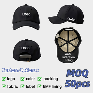 Nouvelle doublure de protection EMF avec tissu anti-radiation, casquette de baseball anti-ondes électromagnétiques et radiofréquences, chapeau EMF - Product Image 5