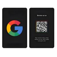 Código QR Personalizado TapFive para Reseñas Instantáneas y Rápidas para Propietarios de Restaurantes y Tiendas, Tarjeta PVC NFC para Publicidad en TikTok, Facebook y Google