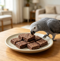 Nourriture pour oiseaux, friandises pour perroquets moyens et grands, nourriture pour perroquets, biscuits interactifs pour récompenses et dressage, multi-saveurs, personnalisable OEM
